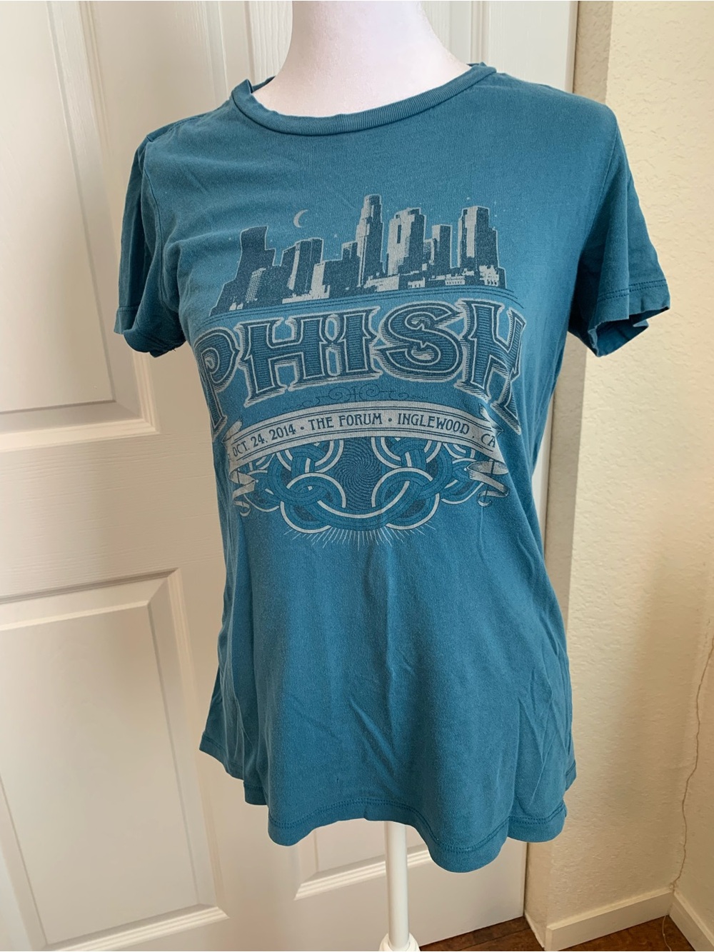 Women's Teal Graphic Band Tee Phish